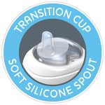 Vaso de Transición 4M+ Celeste 7 onz.