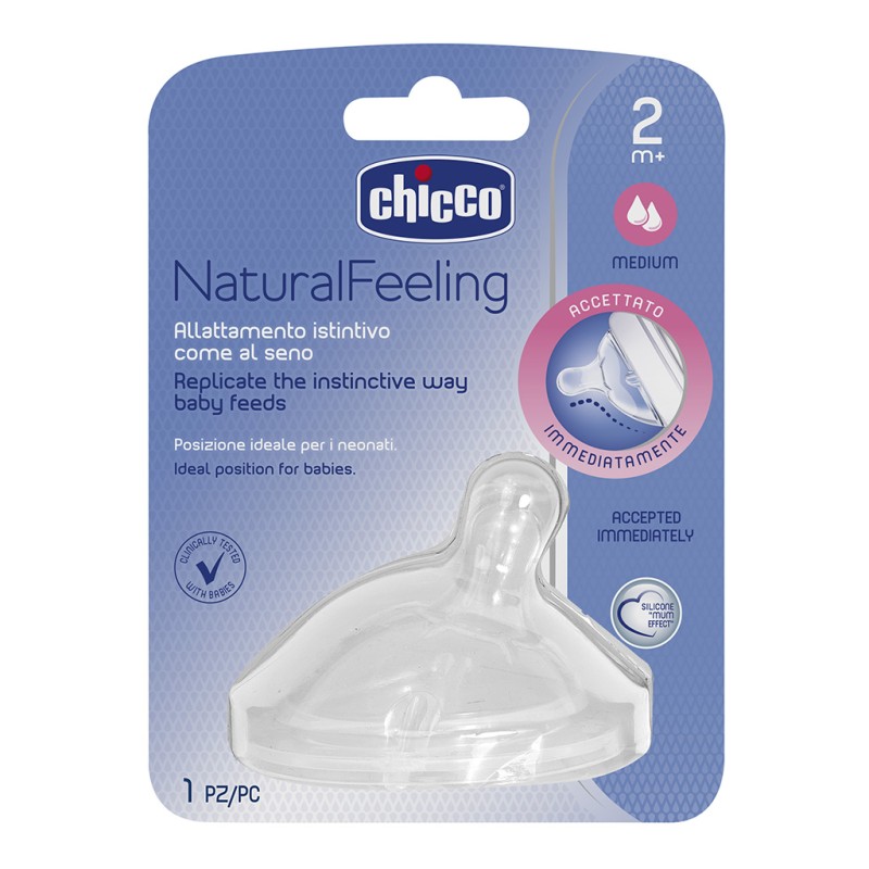 Tetina Natural Feeling 2m+ flujo medio