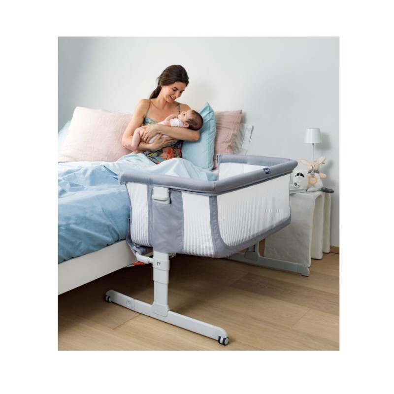 Cuna de Colecho Next2Me Air Gris (stone)